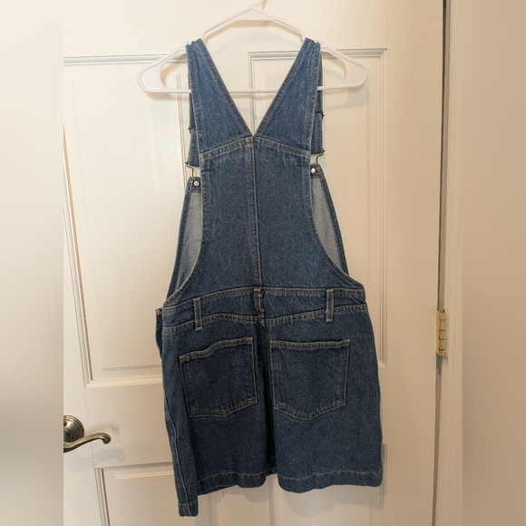 American Apparel Blue Denim Overall Dress, Size Medium - Picture 3 of 3